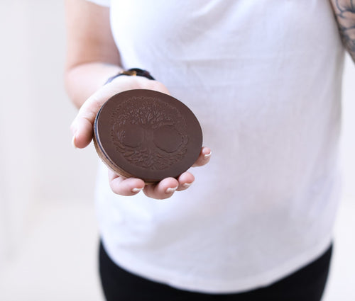 Leather Coaster Circular Set (4) - DailyFinds