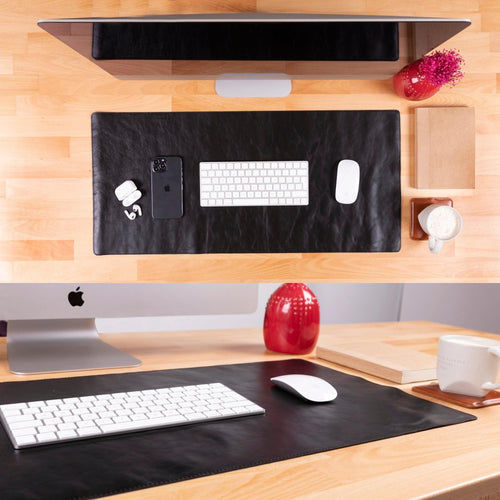Rawlins Leather Desk Pads - 36x19 and 14.6x31.5 Inches - DailyFinds