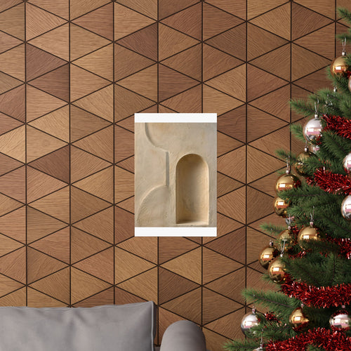 Plaster Arch — Textured Relief