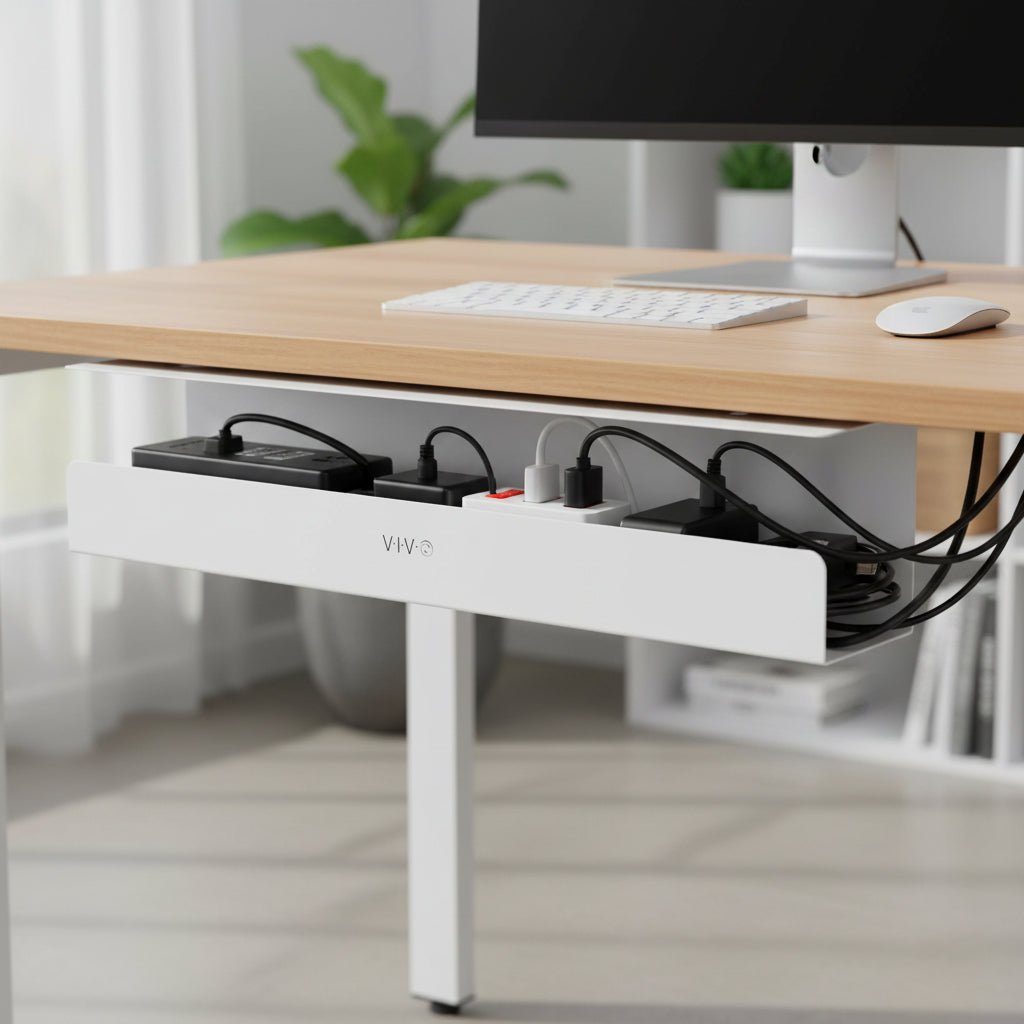 Sleek Under Desk Cable Organizer