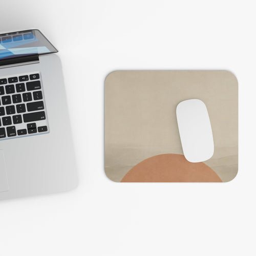 Clay Arch Mouse Pad — Warm Minimalist Aesthetic, Matches Oat Desk Mat Set - DailyFinds
