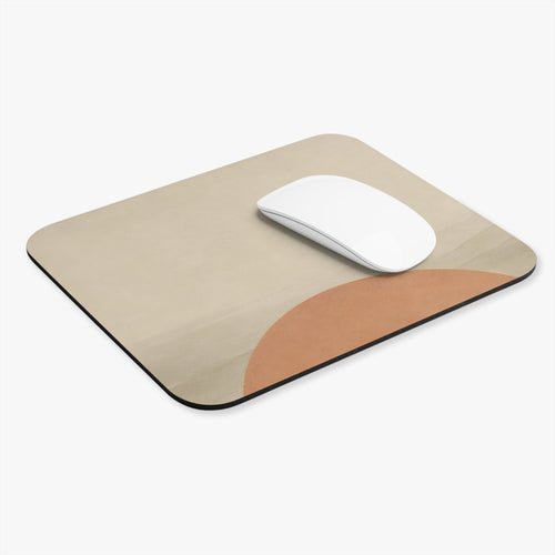 Clay Arch Mouse Pad — Warm Minimalist Aesthetic, Matches Oat Desk Mat Set - DailyFinds