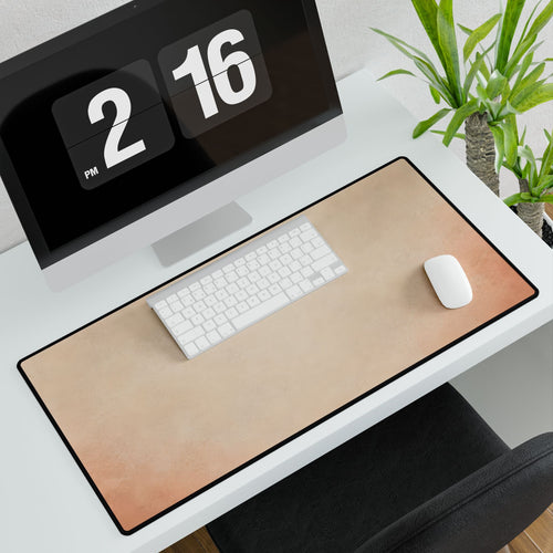 Oat Minimalist Desk Mat — Warm Neutral Aesthetic Desk Pad, Japandi Office Decor - DailyFinds