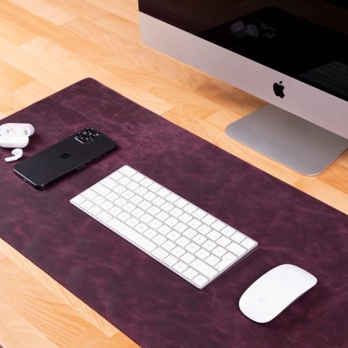 Rawlins Leather Desk Pads - 36x19 and 14.6x31.5 Inches - DailyFinds