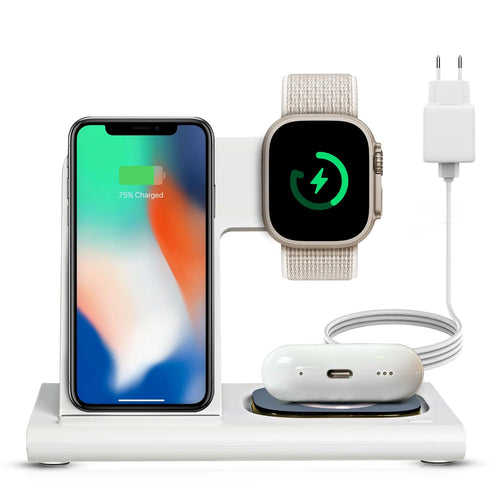 Spracht Flex Charge 3-in-1 Wireless Charging Station — White - DailyFinds